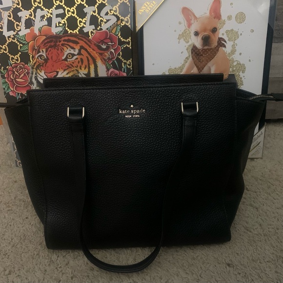 kate spade Handbags - Kate Spade Black Tote Bag w/matching wallet
